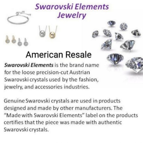 Swarovski® Crystals Elemnts Adjustable Boho Tennis Slider Bracelet - Silver/Gold - Picture 6 of 6